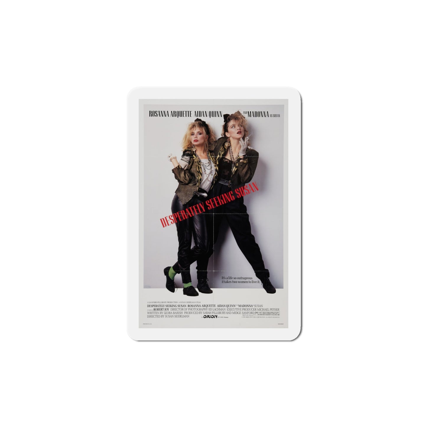 Desperately Seeking Susan 1985 Movie Poster Die-Cut Magnet-The Sticker Space