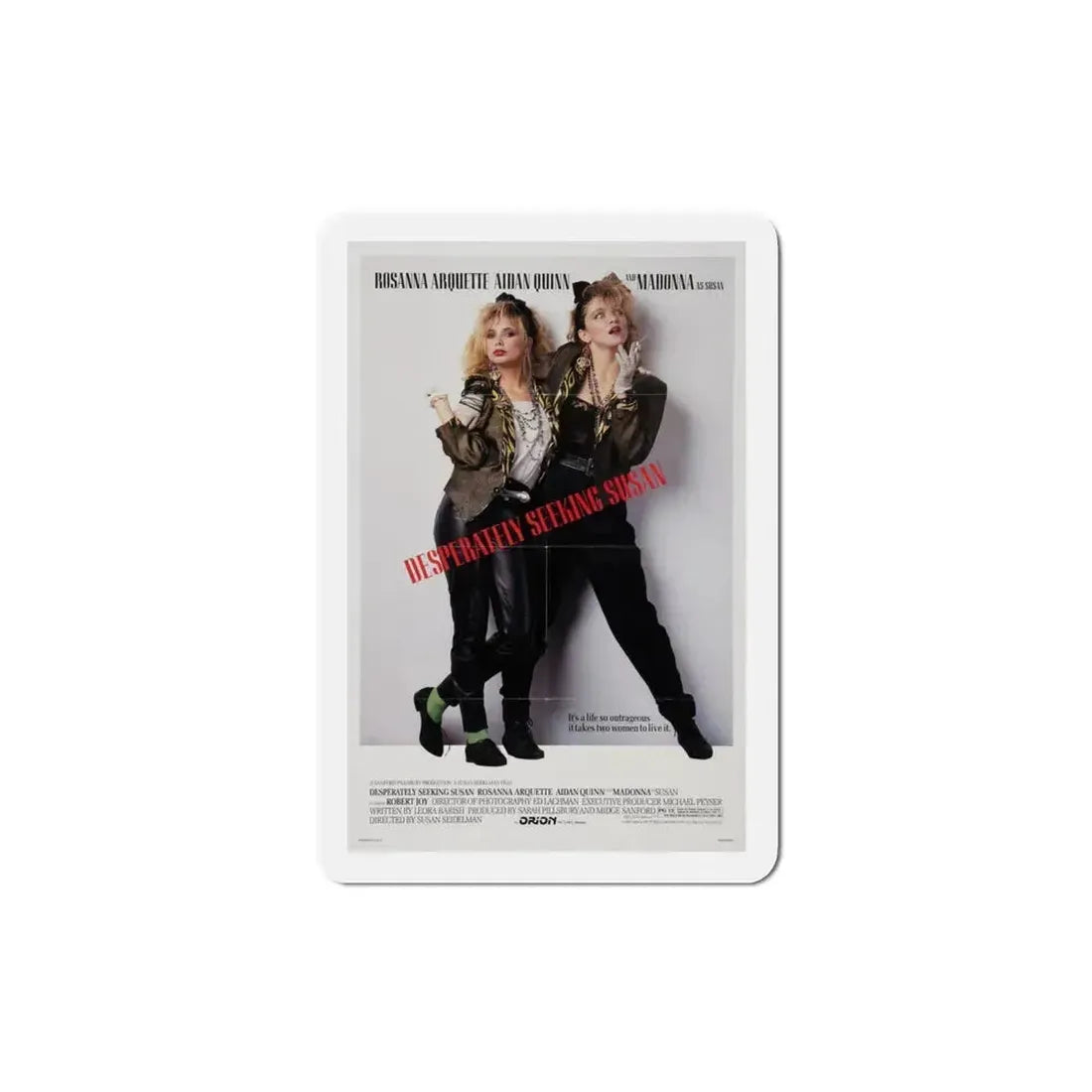 Desperately Seeking Susan 1985 Movie Poster Refrigerator Magnet 3 Inch - The Sticker Space