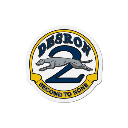 Desron 2 Second To None (U.S. Navy) Die-Cut Magnet-5" x 5"-The Sticker Space