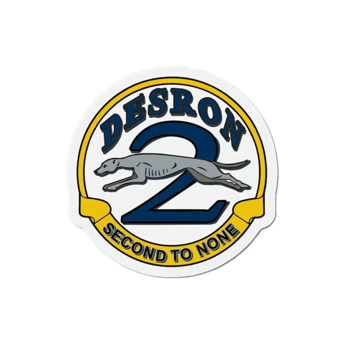 Desron 2 Second To None (U.S. Navy) Refrigerator Magnet - The Sticker Space