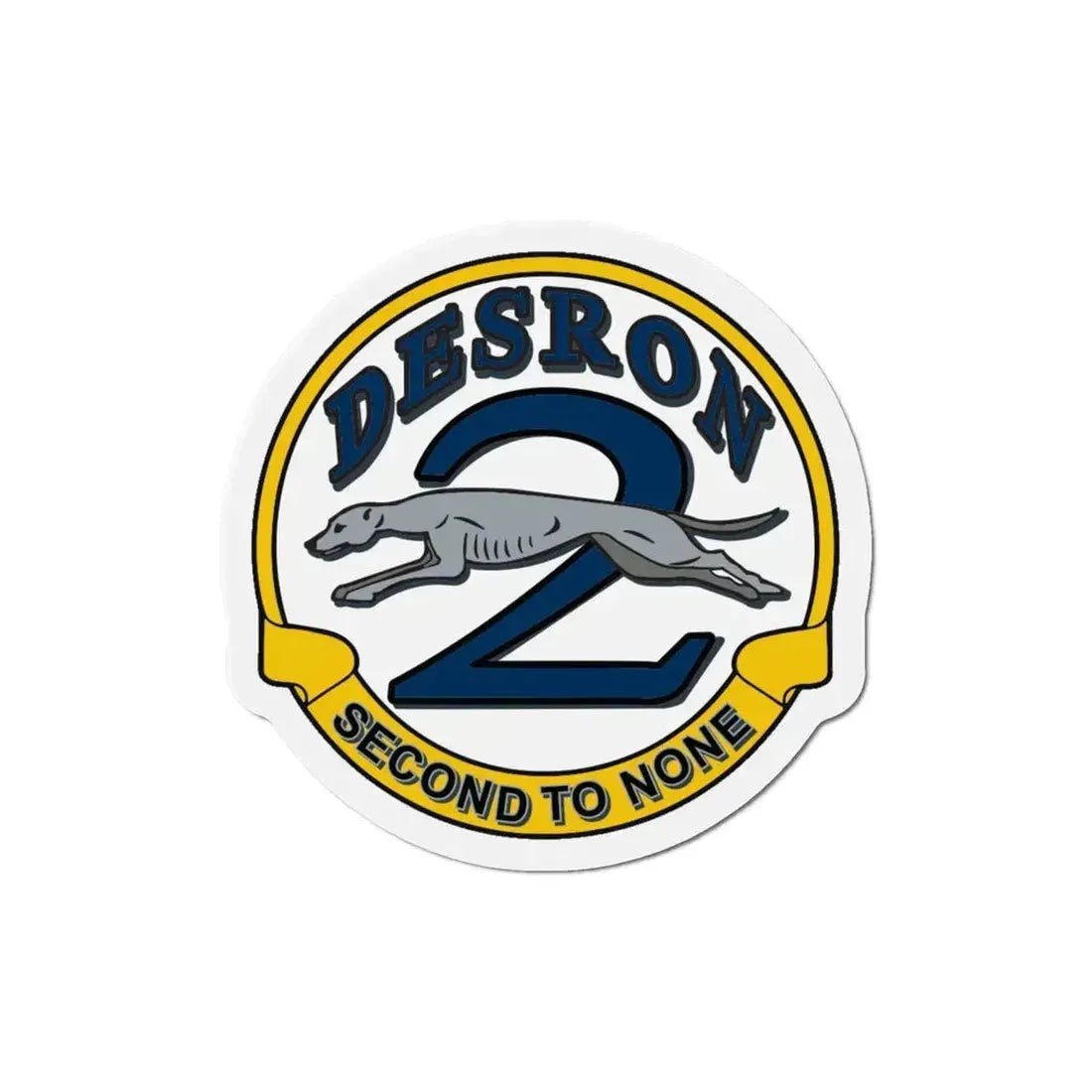 Desron 2 Second To None (U.S. Navy) Refrigerator Magnet - The Sticker Space