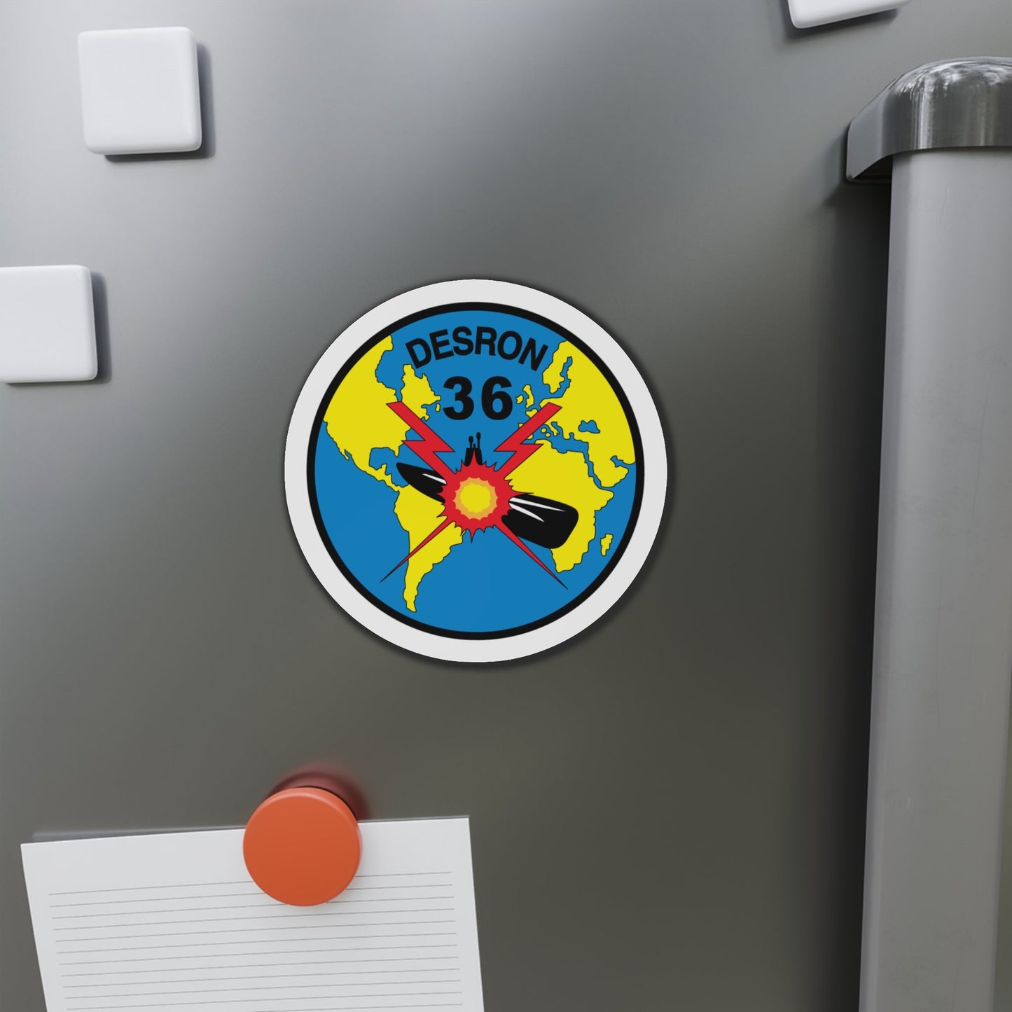 Desron 36 (U.S. Navy) Die-Cut Magnet-The Sticker Space