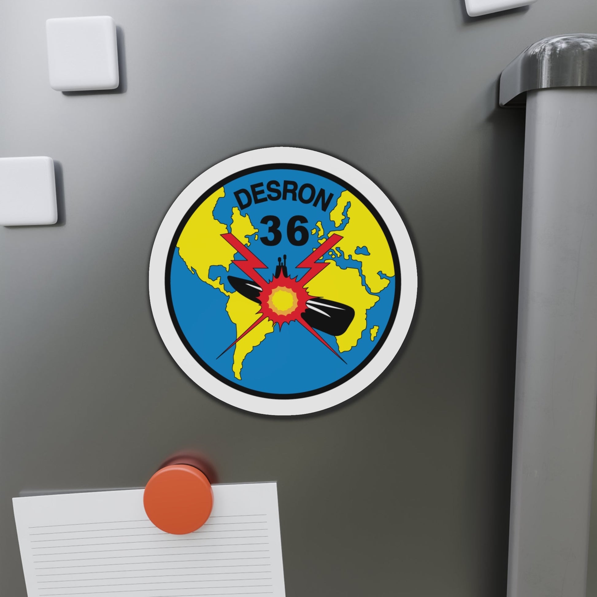 Desron 36 (U.S. Navy) Die-Cut Magnet-The Sticker Space