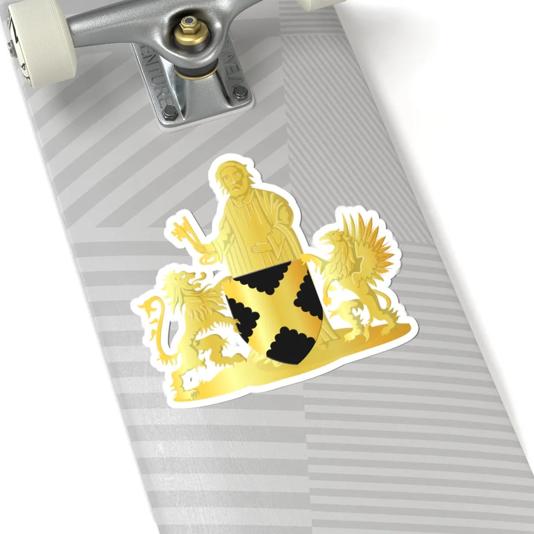 Dessel wapen (Belgium) (Coat of Arms) STICKER Vinyl Kiss-Cut Decal - The Sticker Space