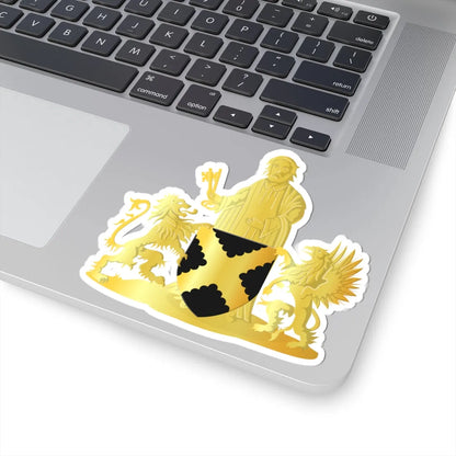 Dessel wapen (Belgium) (Coat of Arms) STICKER Vinyl Kiss-Cut Decal - The Sticker Space