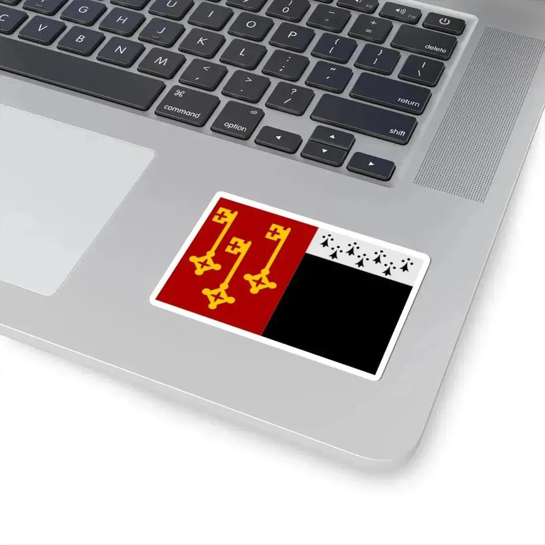 Destelbergen vlag (Belgium) STICKER Vinyl Kiss-Cut Decal - The Sticker Space