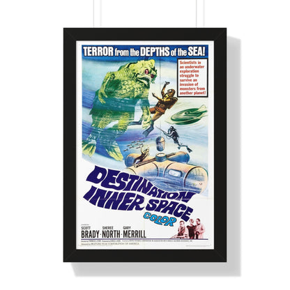 DESTINATION INNER SPACE 1966 - Framed Movie Poster-16″ x 24″-The Sticker Space