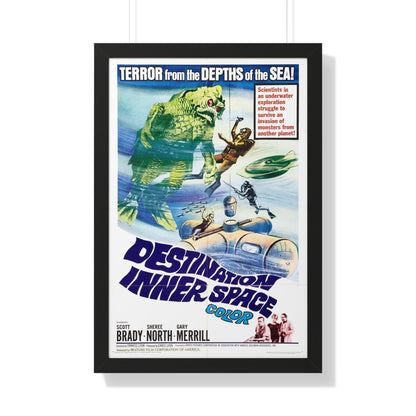 DESTINATION INNER SPACE 1966 - Framed Movie Poster-20" x 30"-The Sticker Space