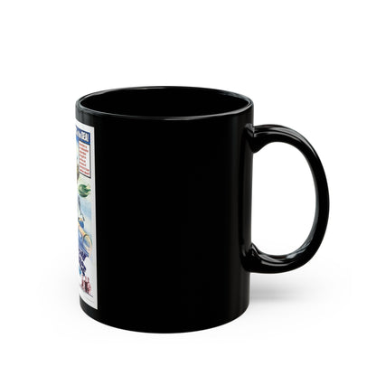 DESTINATION INNER SPACE 1966 Movie Poster - Black Coffee Mug-The Sticker Space