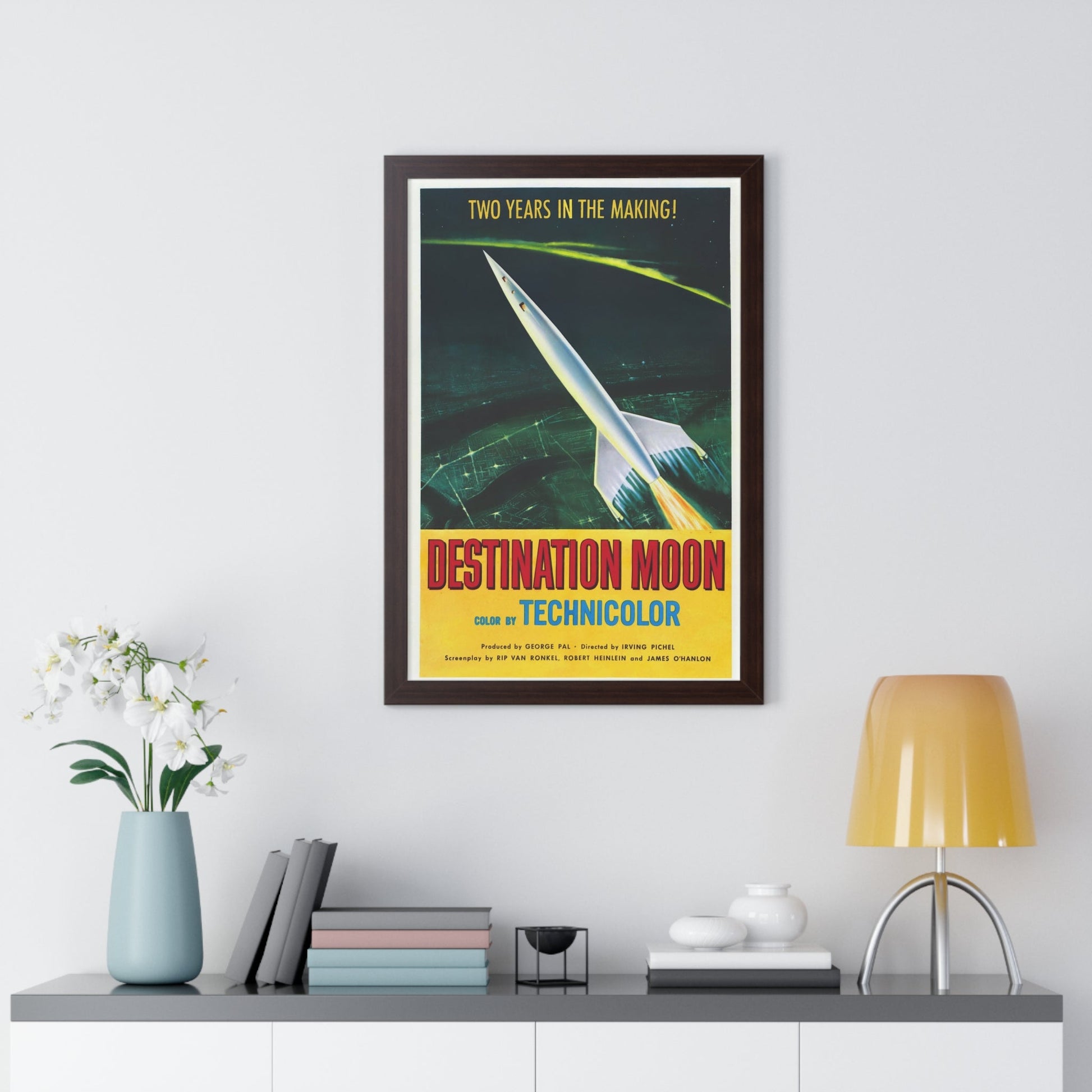 DESTINATION MOON 1950 - Framed Movie Poster-The Sticker Space