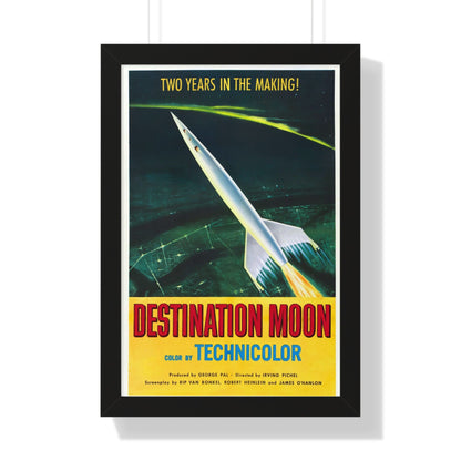 DESTINATION MOON 1950 - Framed Movie Poster-16″ x 24″-The Sticker Space