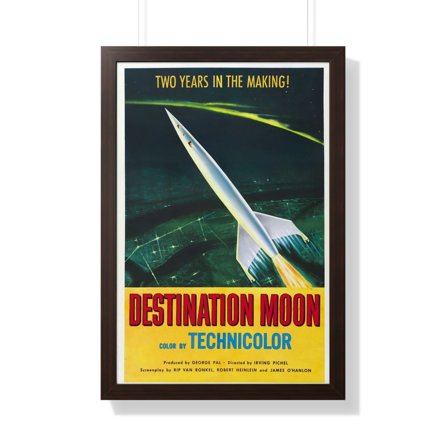 DESTINATION MOON 1950 - Framed Movie Poster-20" x 30"-The Sticker Space