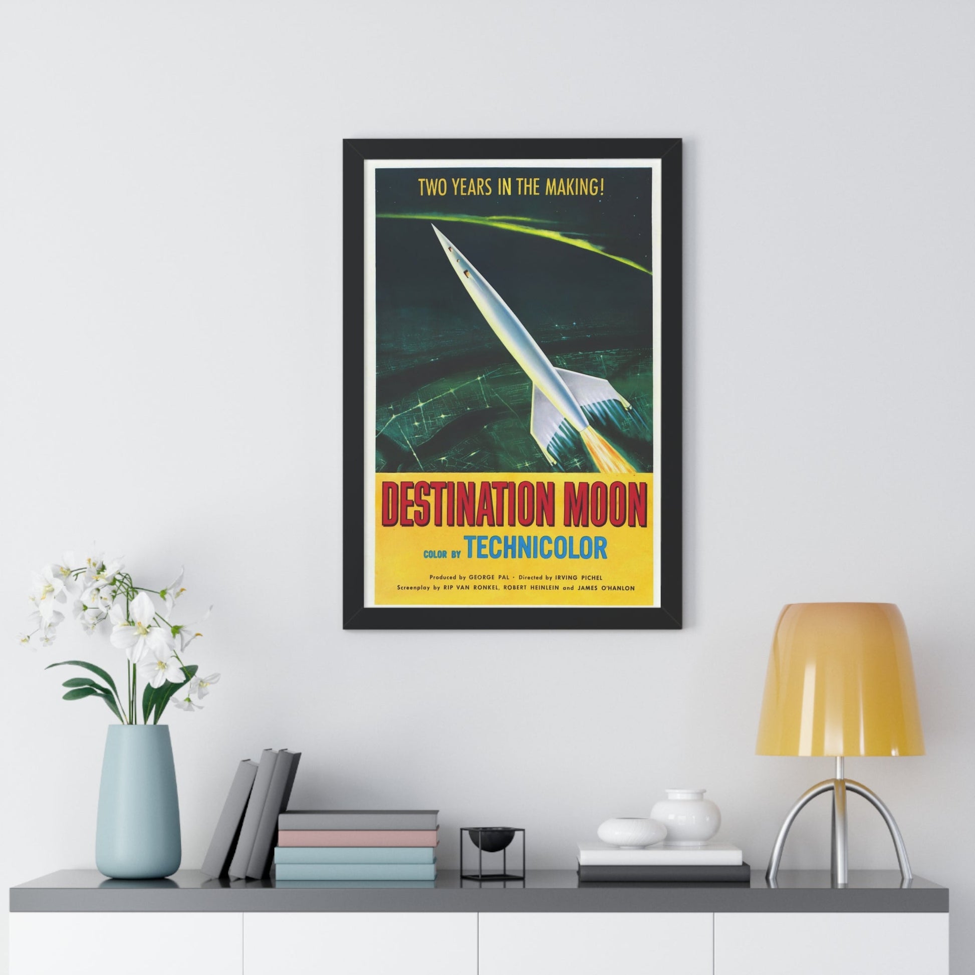 DESTINATION MOON 1950 - Framed Movie Poster-The Sticker Space