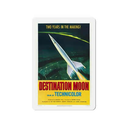 DESTINATION MOON 1950 Movie Poster - Refrigerator Magnet 3 Inch - The Sticker Space