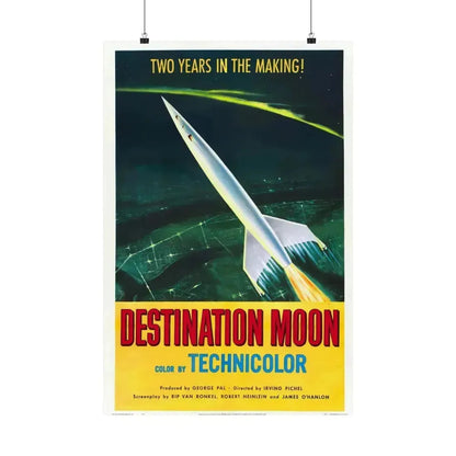 DESTINATION MOON 1950 - Paper Movie Poster 20″ x 30″ Matte - The Sticker Space