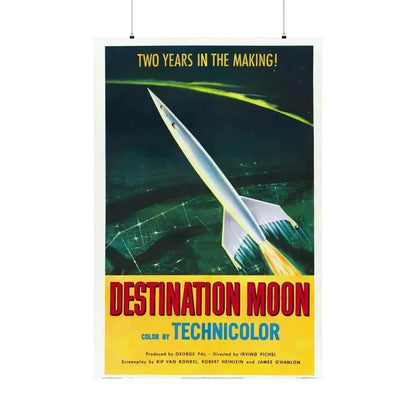 DESTINATION MOON 1950 - Paper Movie Poster 36" x 54" Matte - The Sticker Space