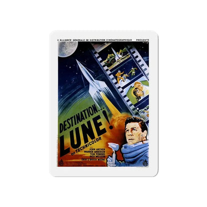DESTINATION MOON (FRENCH) 1950 Movie Poster - Refrigerator Magnet 6 Inch - The Sticker Space