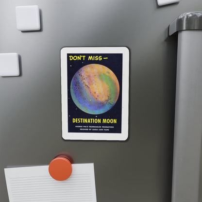 DESTINATION MOON (TEASER) 1950 Movie Poster - Die-Cut Magnet-The Sticker Space