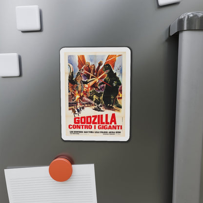 DESTROY ALL MONSTERS (GODZILLA) 3 1968 Movie Poster - Die-Cut Magnet-The Sticker Space