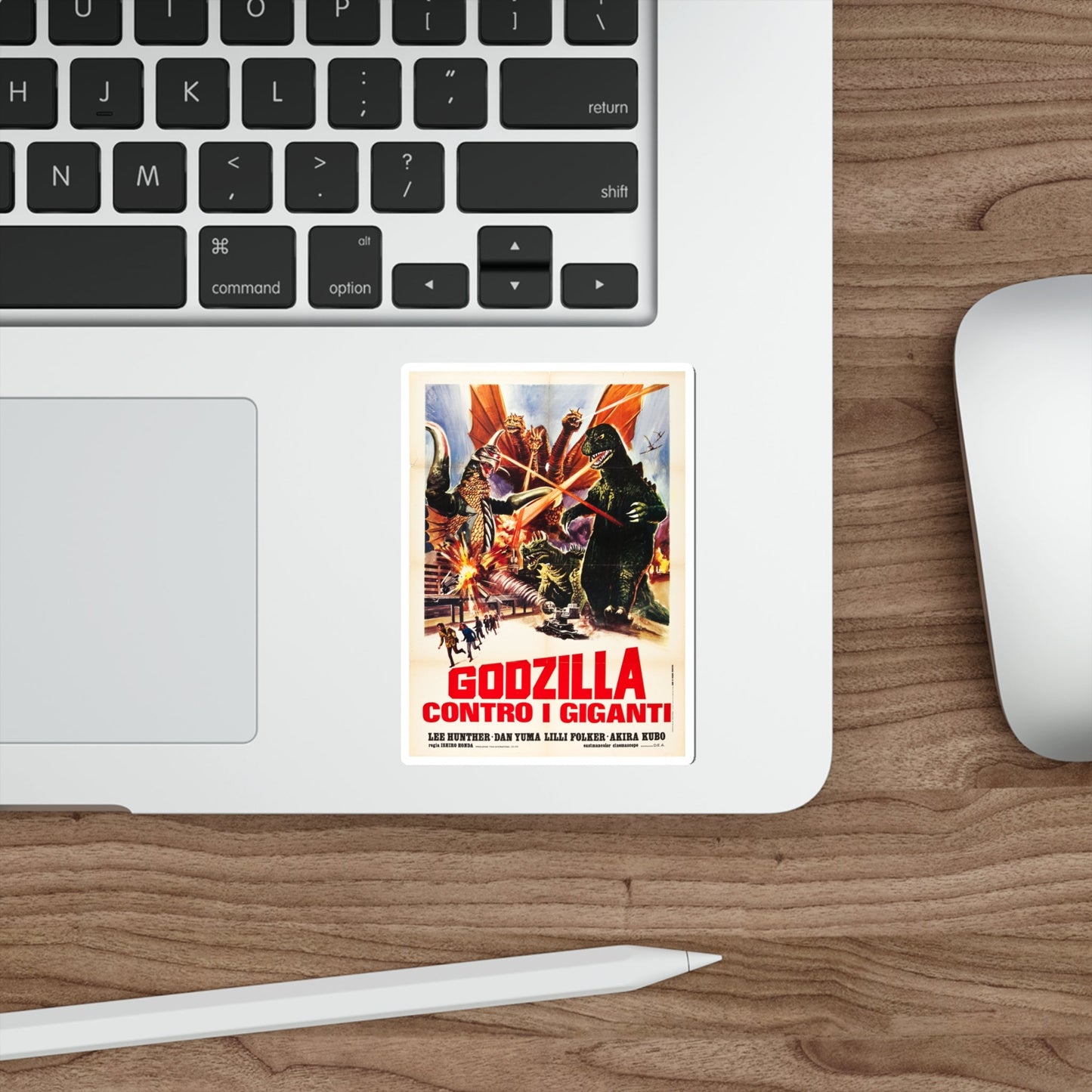 DESTROY ALL MONSTERS (GODZILLA) 3 1968 Movie Poster STICKER Vinyl Die-Cut Decal-The Sticker Space