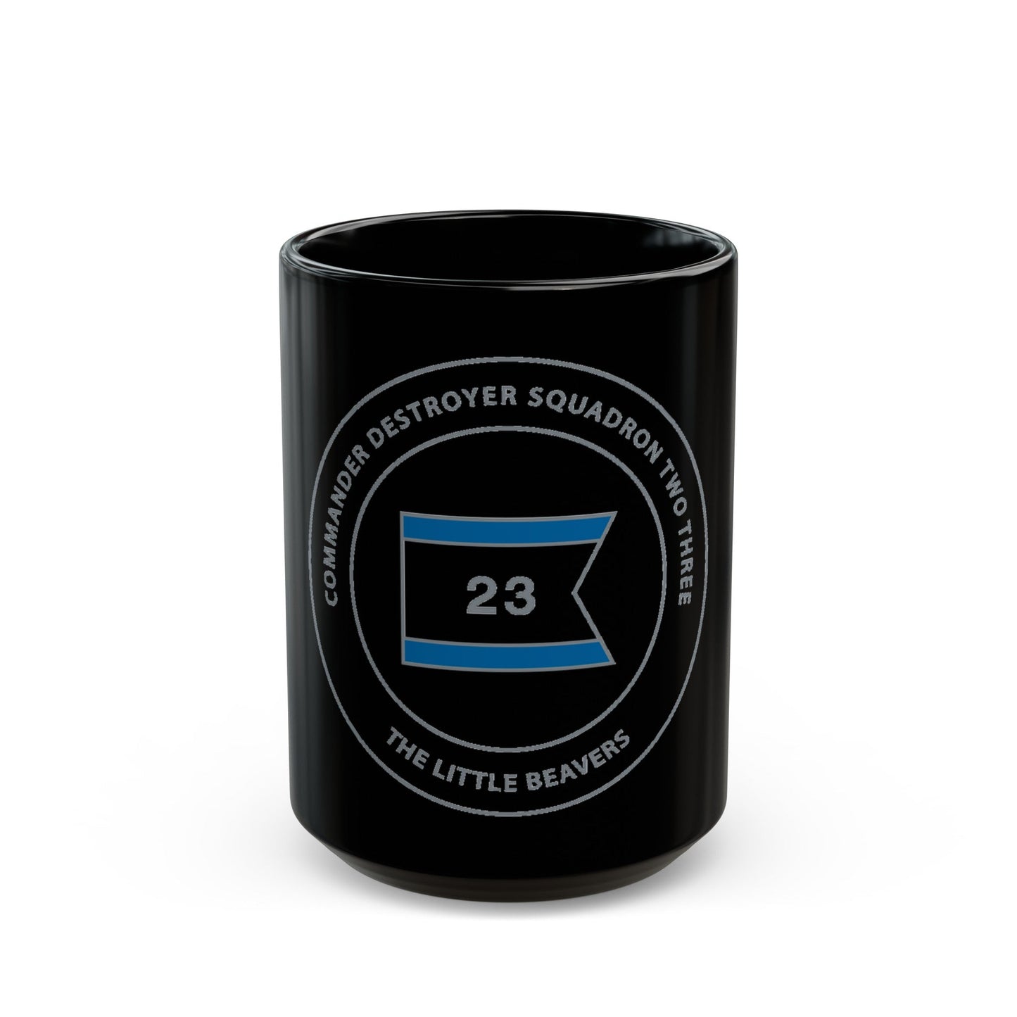 Destroyer Sq 23 COMDESRON 23 (U.S. Navy) Black Coffee Mug-15oz-The Sticker Space