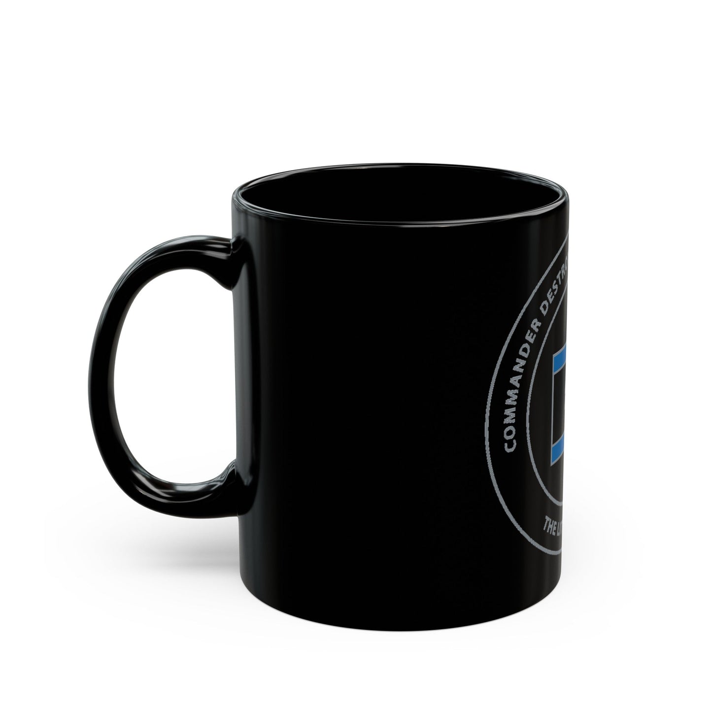 Destroyer Sq 23 COMDESRON 23 (U.S. Navy) Black Coffee Mug-The Sticker Space