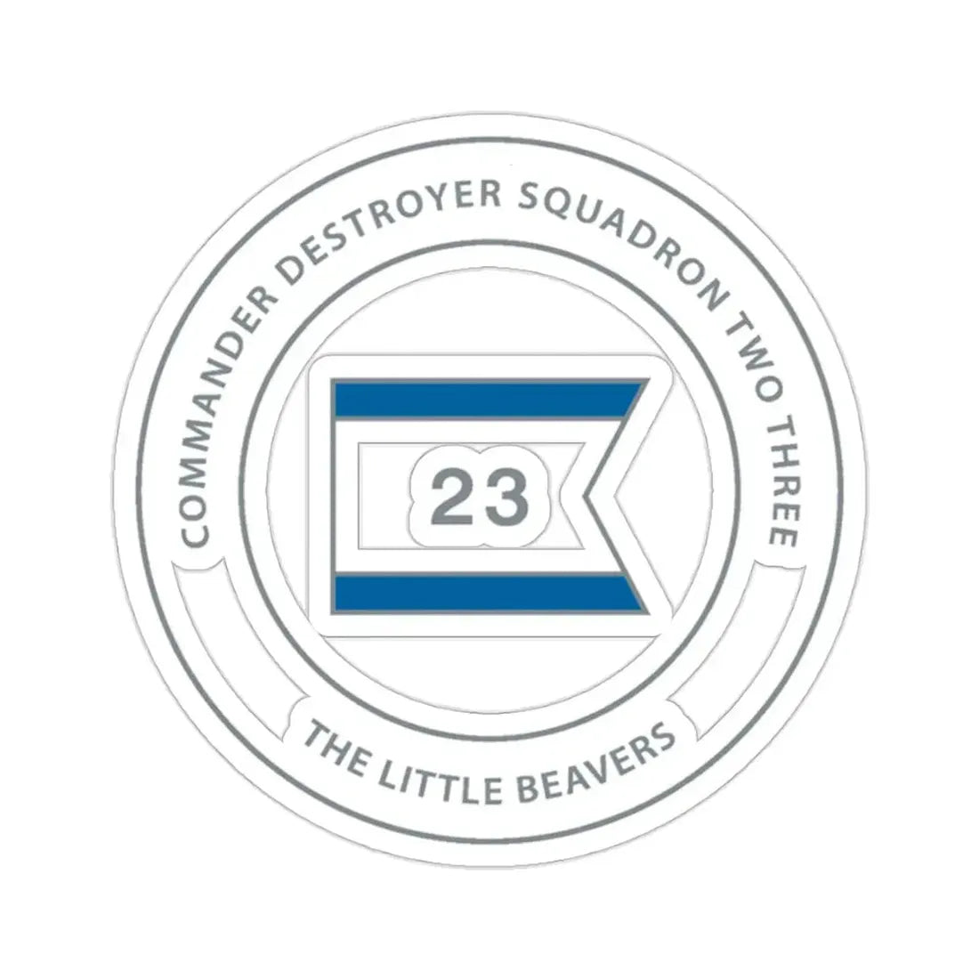 Destroyer Sq 23 COMDESRON 23 (U.S. Navy) STICKER Vinyl Die-Cut Decal 2 Inch - The Sticker Space