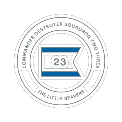 Destroyer Sq 23 COMDESRON 23 (U.S. Navy) STICKER Vinyl Die-Cut Decal 4 Inch - The Sticker Space