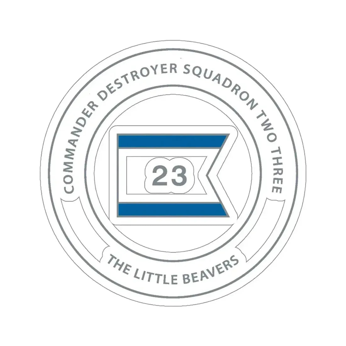 Destroyer Sq 23 COMDESRON 23 (U.S. Navy) STICKER Vinyl Die-Cut Decal 5 Inch - The Sticker Space