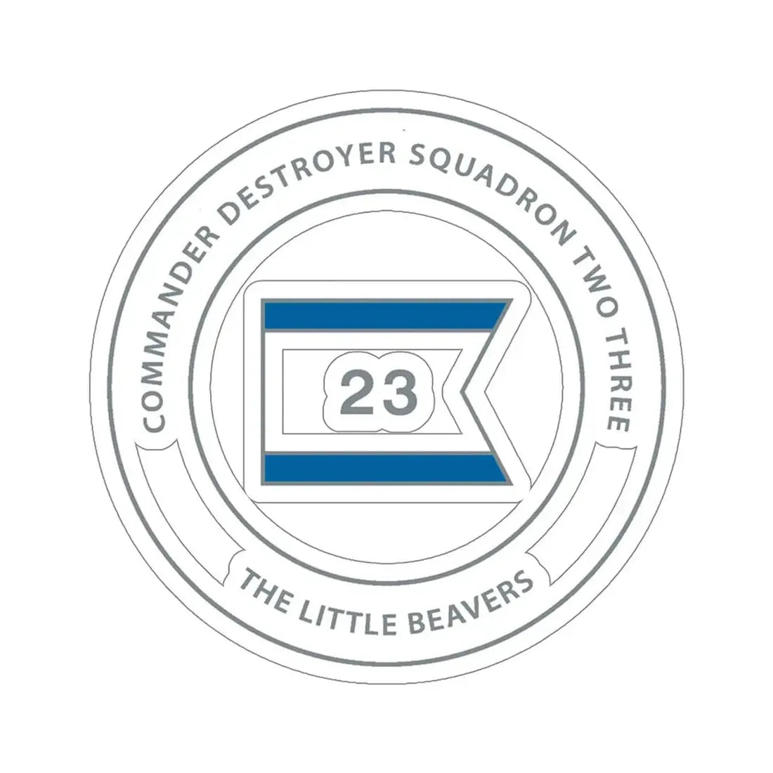 Destroyer Sq 23 COMDESRON 23 (U.S. Navy) STICKER Vinyl Die-Cut Decal 6 Inch - The Sticker Space