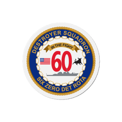 Destroyer Sq 60 Det Rota (U.S. Navy) Die-Cut Magnet-2" x 2"-The Sticker Space