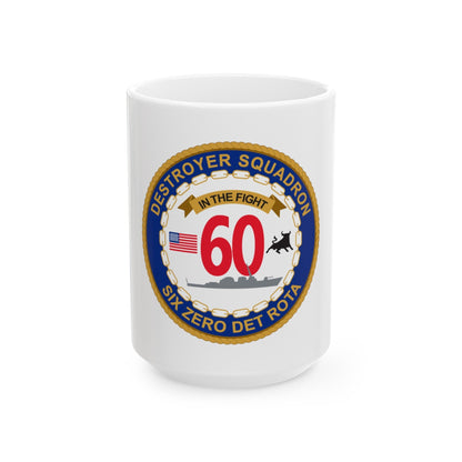 Destroyer Sq 60 Det Rota (U.S. Navy) White Coffee Mug-15oz-The Sticker Space