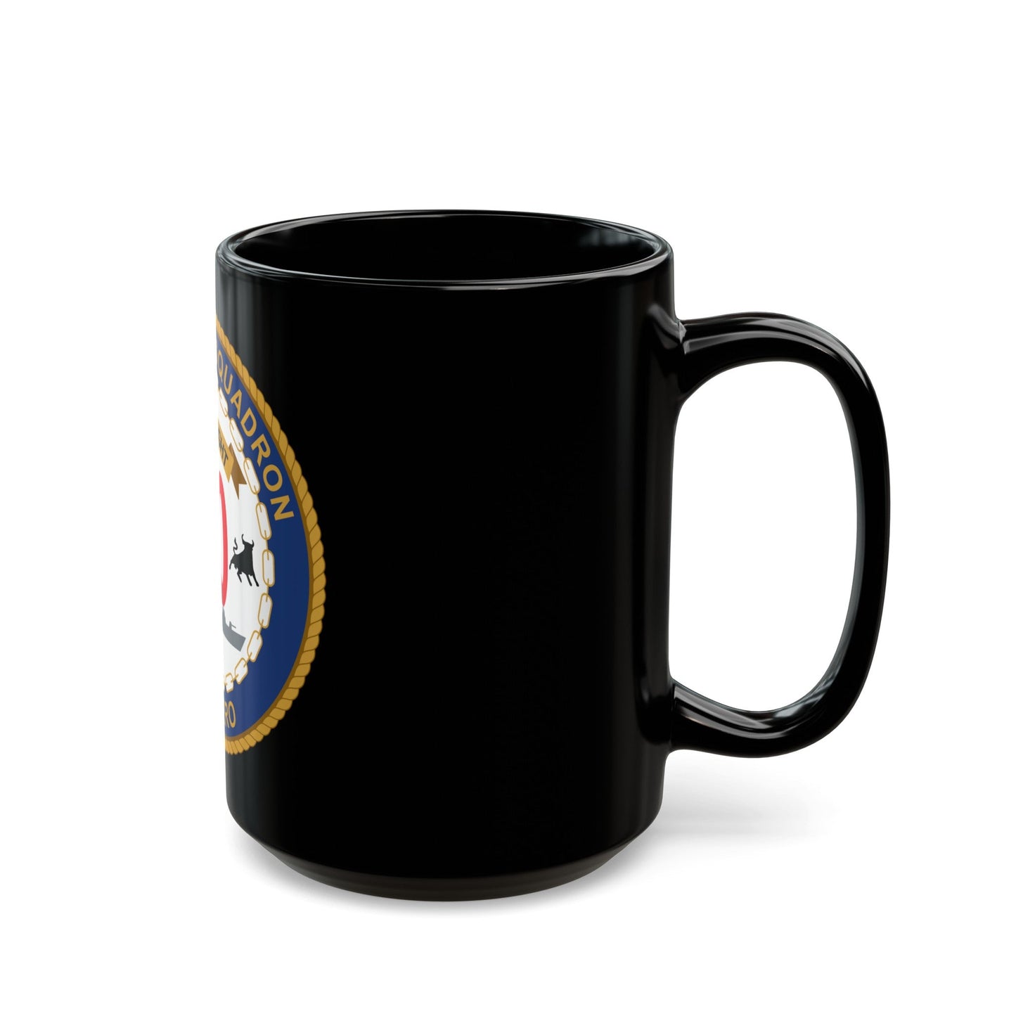 Destroyer Sq 60 (U.S. Navy) Black Coffee Mug-The Sticker Space