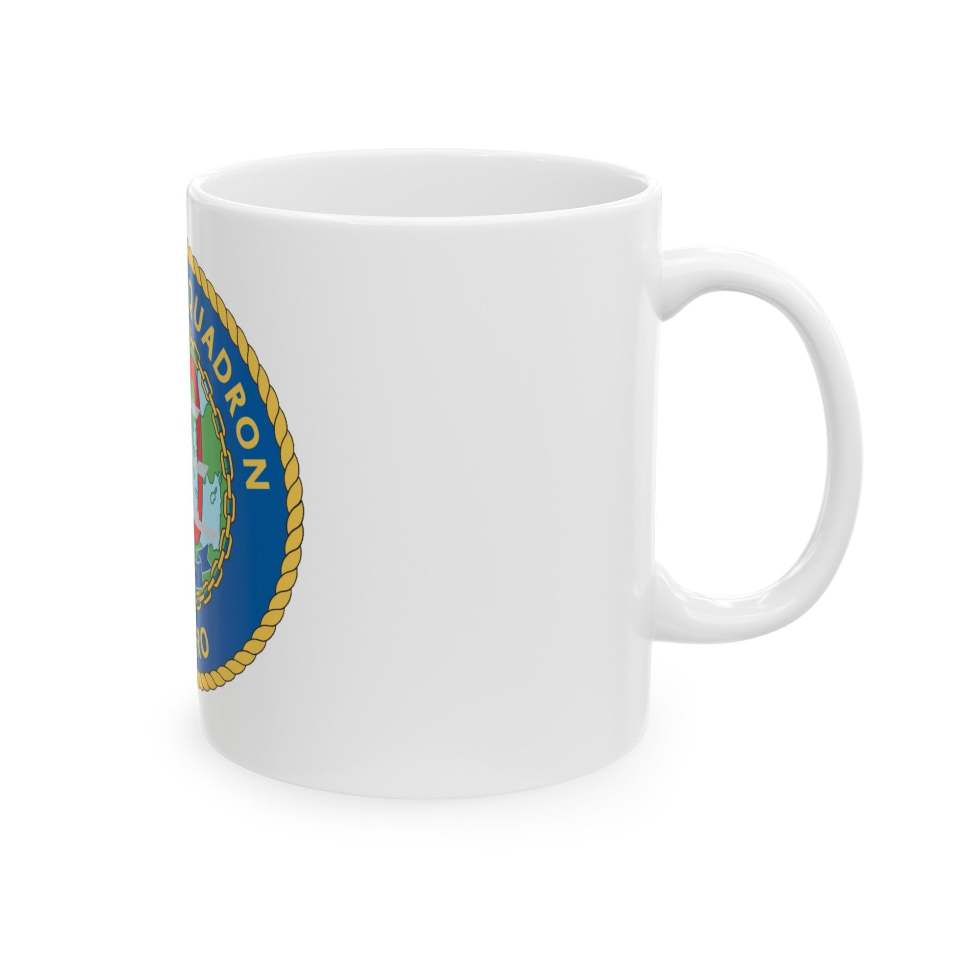 Destroyer Sq 60 v2 (U.S. Navy) White Coffee Mug-The Sticker Space