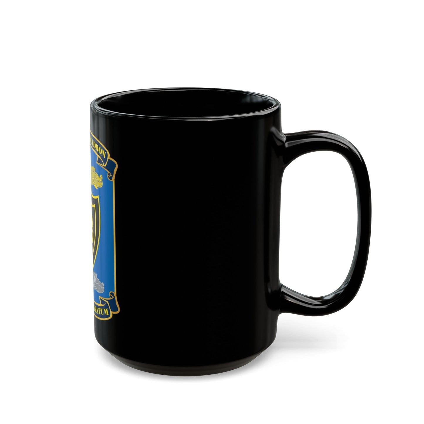 Destroyer Squadron COMDESRON 28 (U.S. Navy) Black Coffee Mug-The Sticker Space