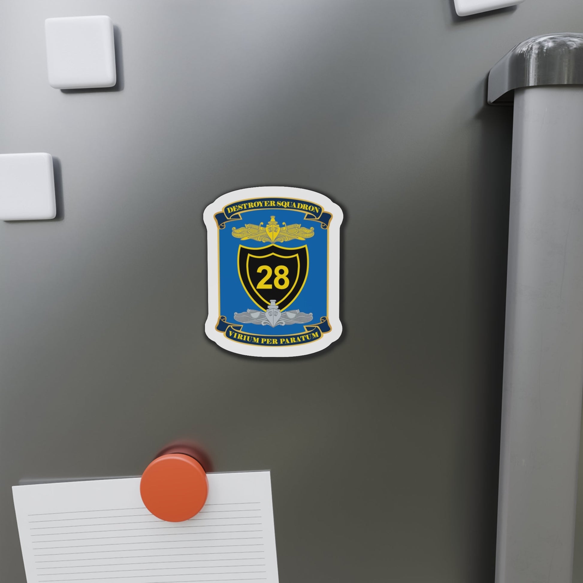 Destroyer Squadron COMDESRON 28 (U.S. Navy) Die-Cut Magnet-The Sticker Space