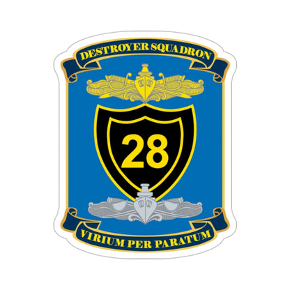 Destroyer Squadron COMDESRON 28 (U.S. Navy) STICKER Vinyl Die-Cut Decal-2 Inch-The Sticker Space