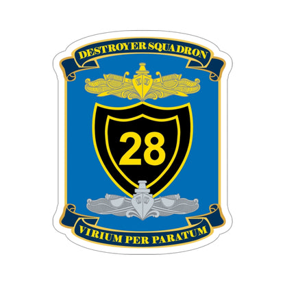 Destroyer Squadron COMDESRON 28 (U.S. Navy) STICKER Vinyl Die-Cut Decal-5 Inch-The Sticker Space