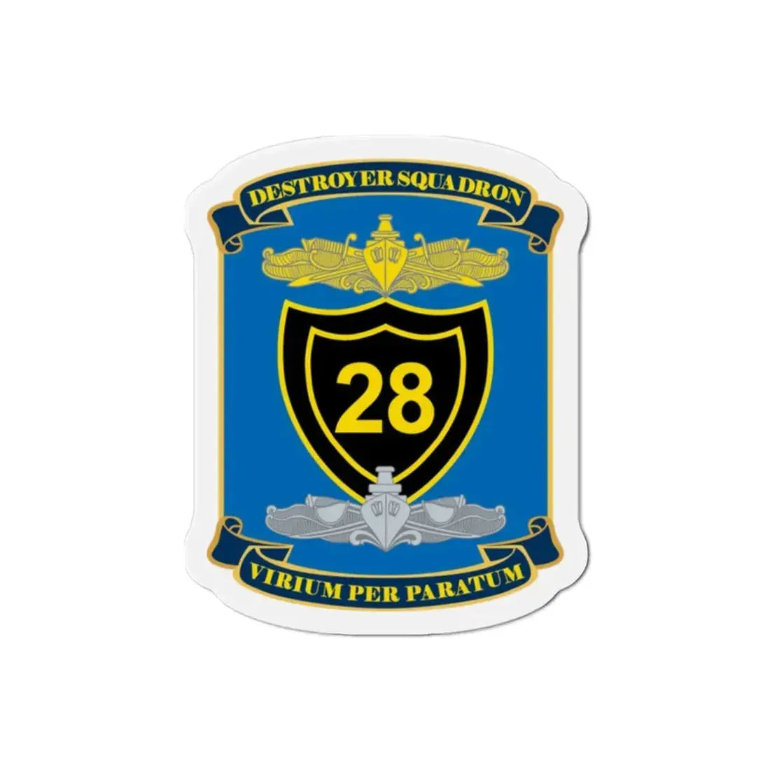 Destroyer Squadron COMDESRON 28 (U.S. Navy) Refrigerator Magnet 2 Inch - The Sticker Space