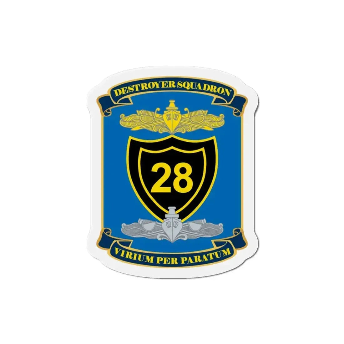 Destroyer Squadron COMDESRON 28 (U.S. Navy) Refrigerator Magnet 3 Inch - The Sticker Space