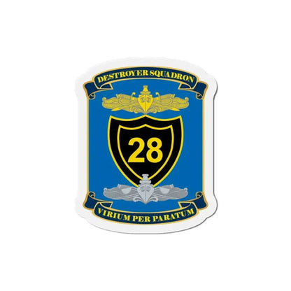 Destroyer Squadron COMDESRON 28 (U.S. Navy) Refrigerator Magnet 4 Inch - The Sticker Space