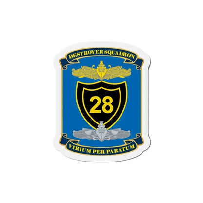 Destroyer Squadron COMDESRON 28 (U.S. Navy) Refrigerator Magnet 5 Inch - The Sticker Space