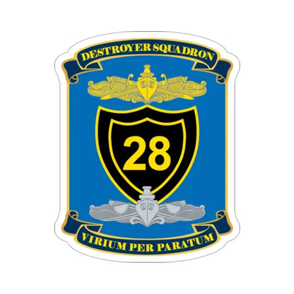 Destroyer Squadron COMDESRON 28 (U.S. Navy) STICKER Vinyl Die-Cut Decal 2 Inch - The Sticker Space