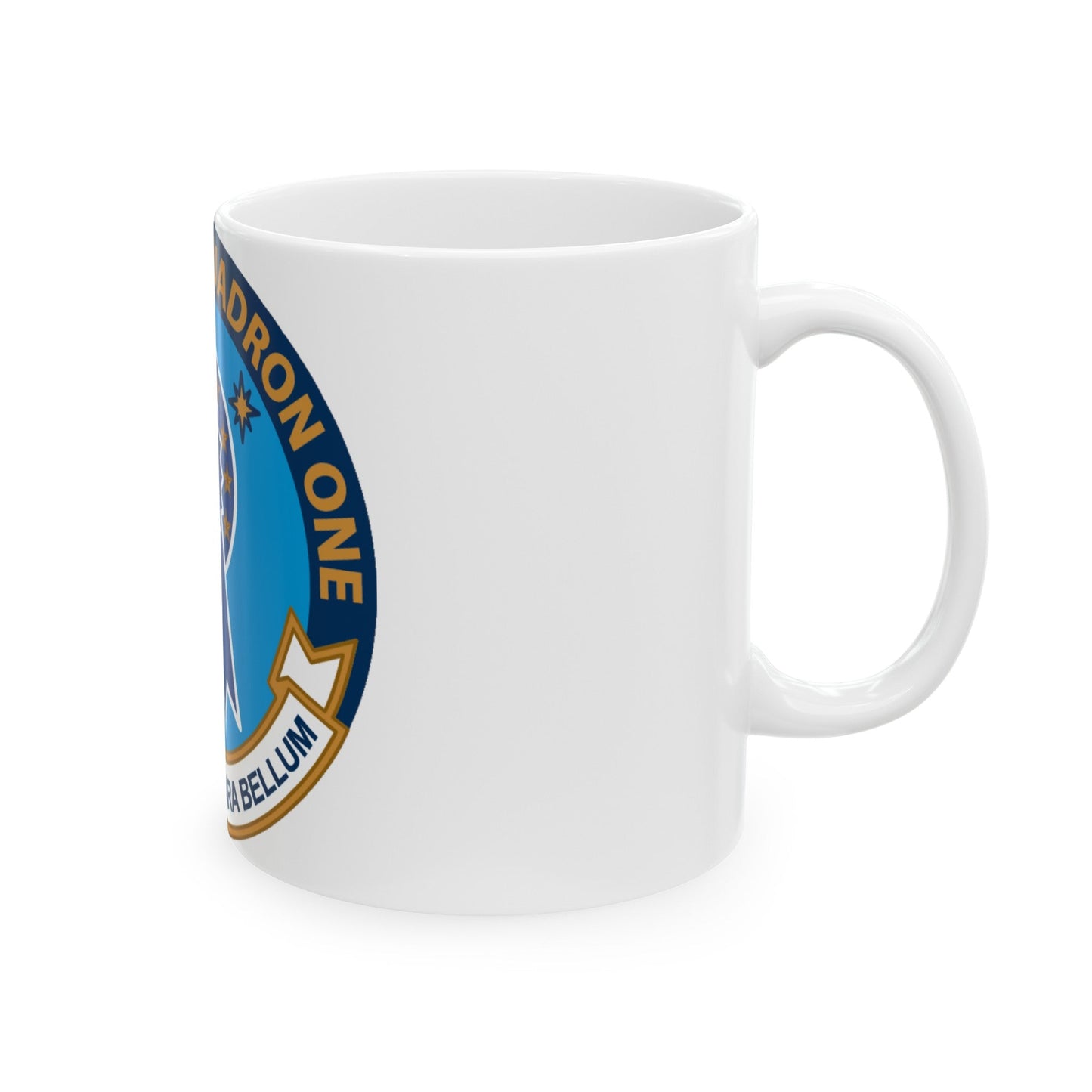 Destroyer Squadron One (U.S. Navy) White Coffee Mug-The Sticker Space