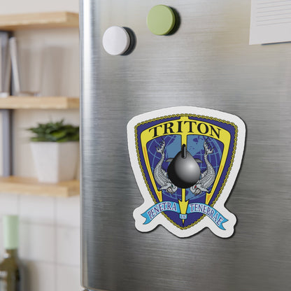 Det Triton (U.S. Navy) Die-Cut Magnet-The Sticker Space