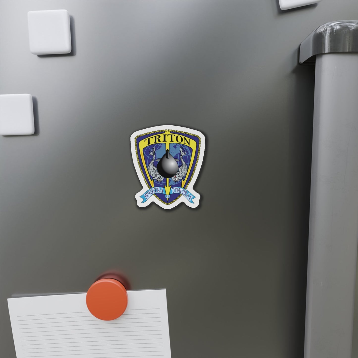 Det Triton (U.S. Navy) Die-Cut Magnet-The Sticker Space