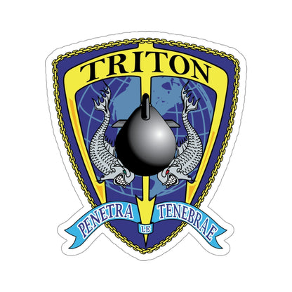 Det Triton (U.S. Navy) STICKER Vinyl Die-Cut Decal-4 Inch-The Sticker Space