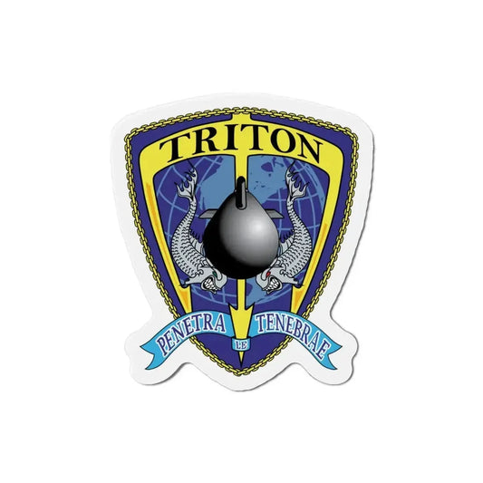 Det Triton (U.S. Navy) Refrigerator Magnet 3 Inch - The Sticker Space