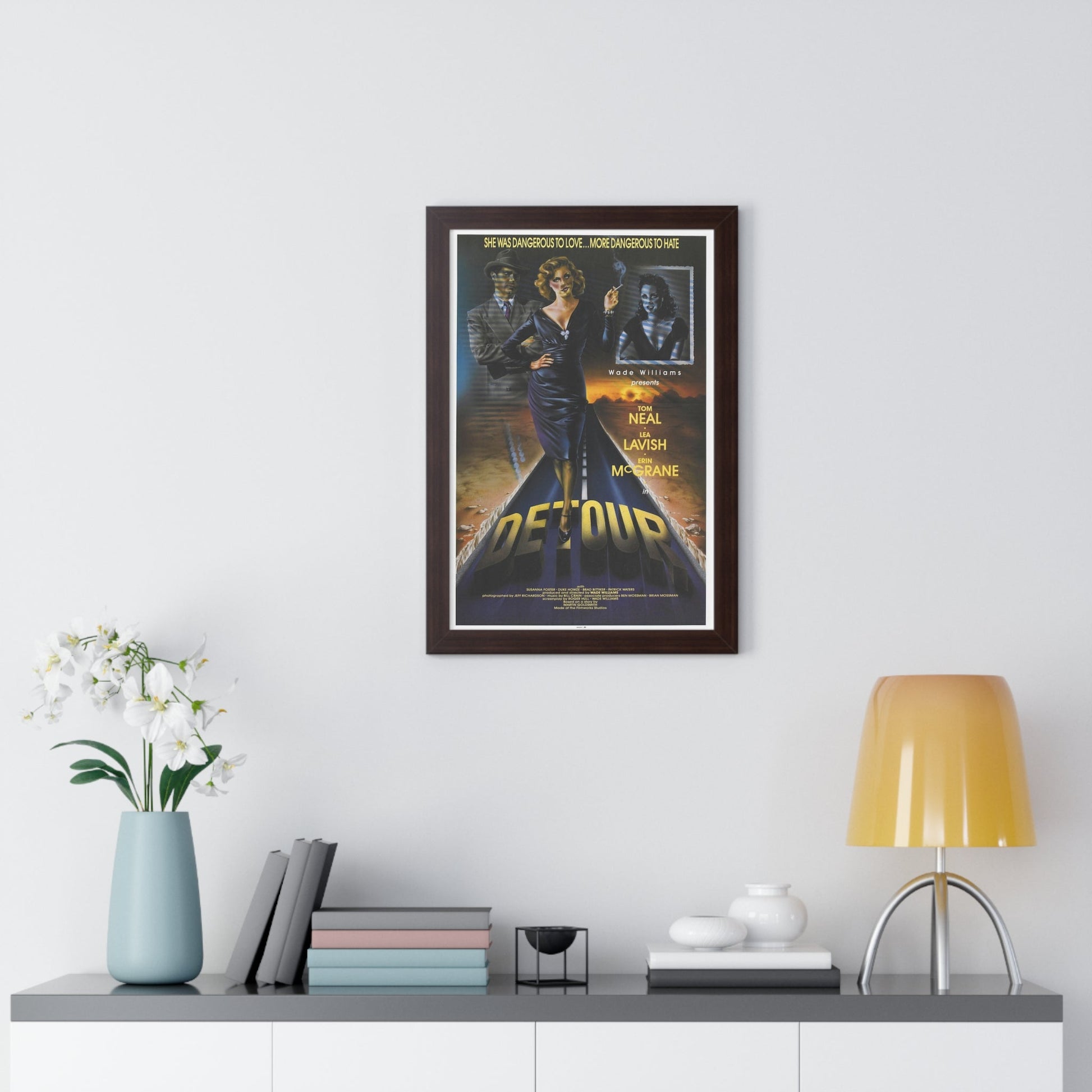 DETOUR 1945 - Framed Movie Poster-The Sticker Space