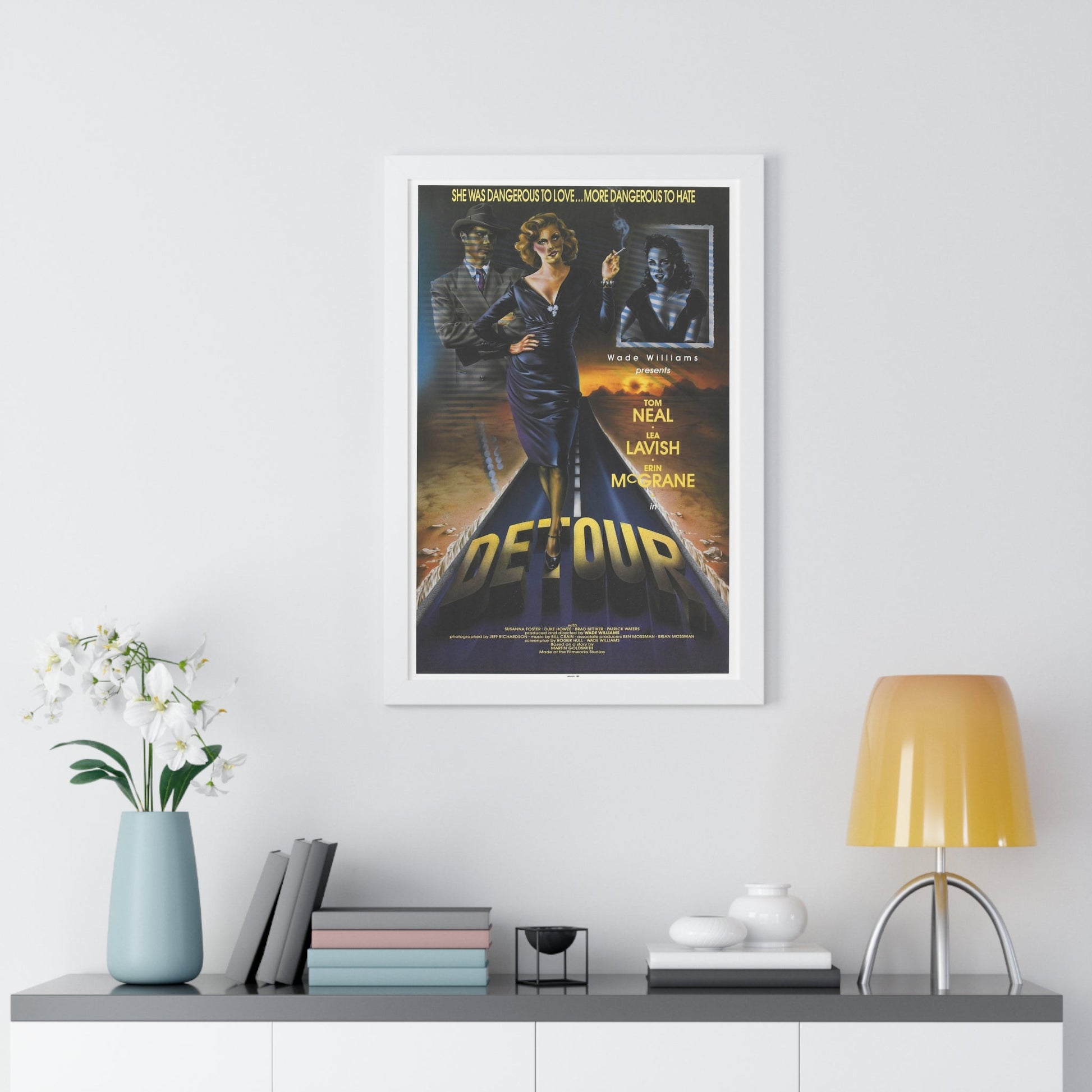 DETOUR 1945 - Framed Movie Poster-The Sticker Space